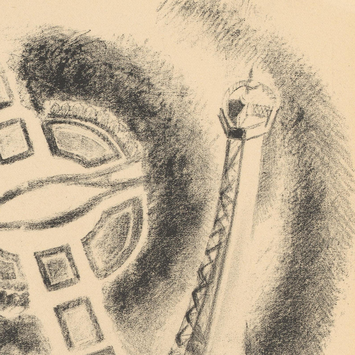 Gezicht op de Eiffeltoren en het Champ-de-Mars van bovenaf gezien - Robert Delaunay - Artwork detail