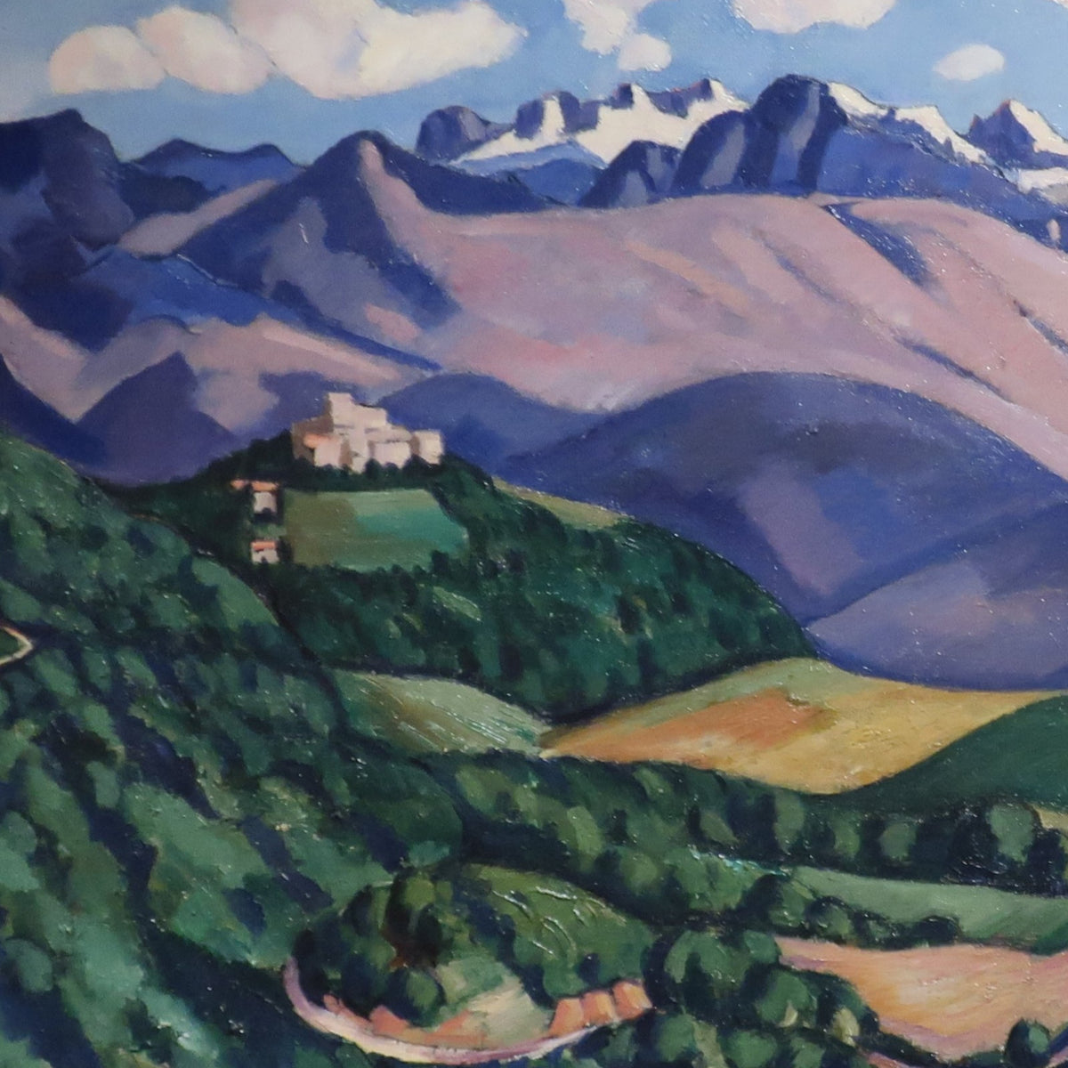 Purple Mountains, Vence - Marsden Hartley - Artwork detail