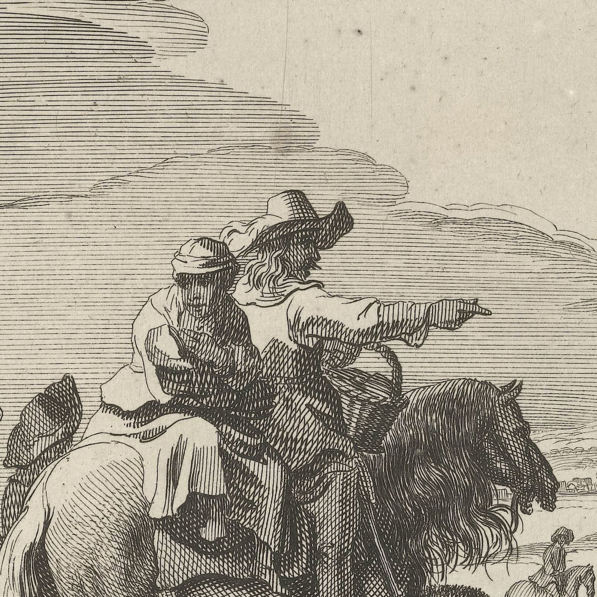 Toeschouwers bij het vertrek van het Spaanse garnizoen uit Gennep - Pieter Nolpe - Artwork detail