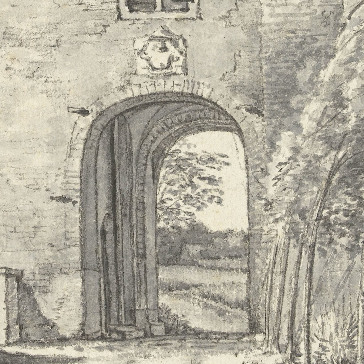 The Gate of Heemstede Castle - Gerrit Lamberts - Artwork detail