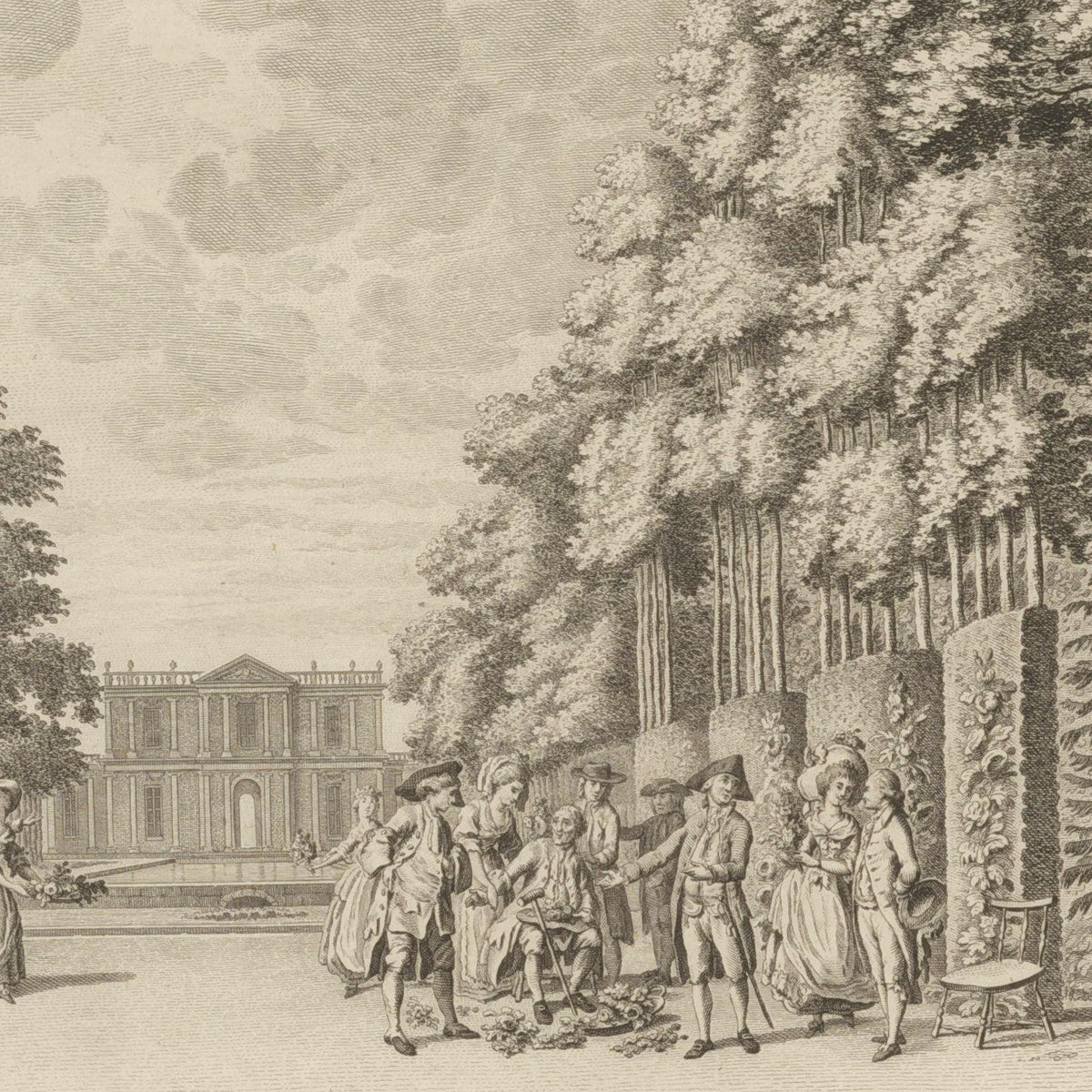 Toneeldecor: De Tuin - Cornelis Brouwer - Artwork detail