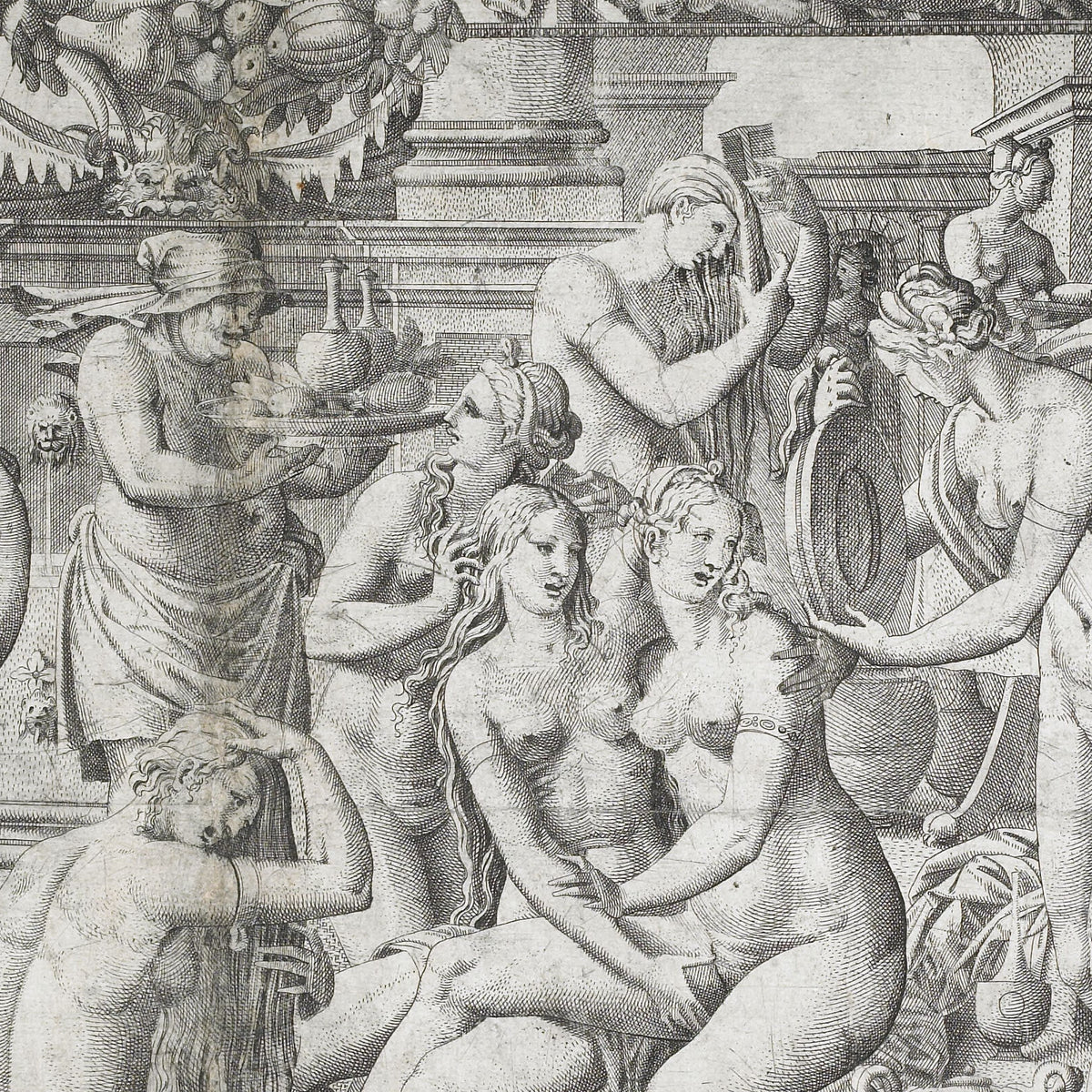 Women Bathing - Jean Mignon - Artwork detail