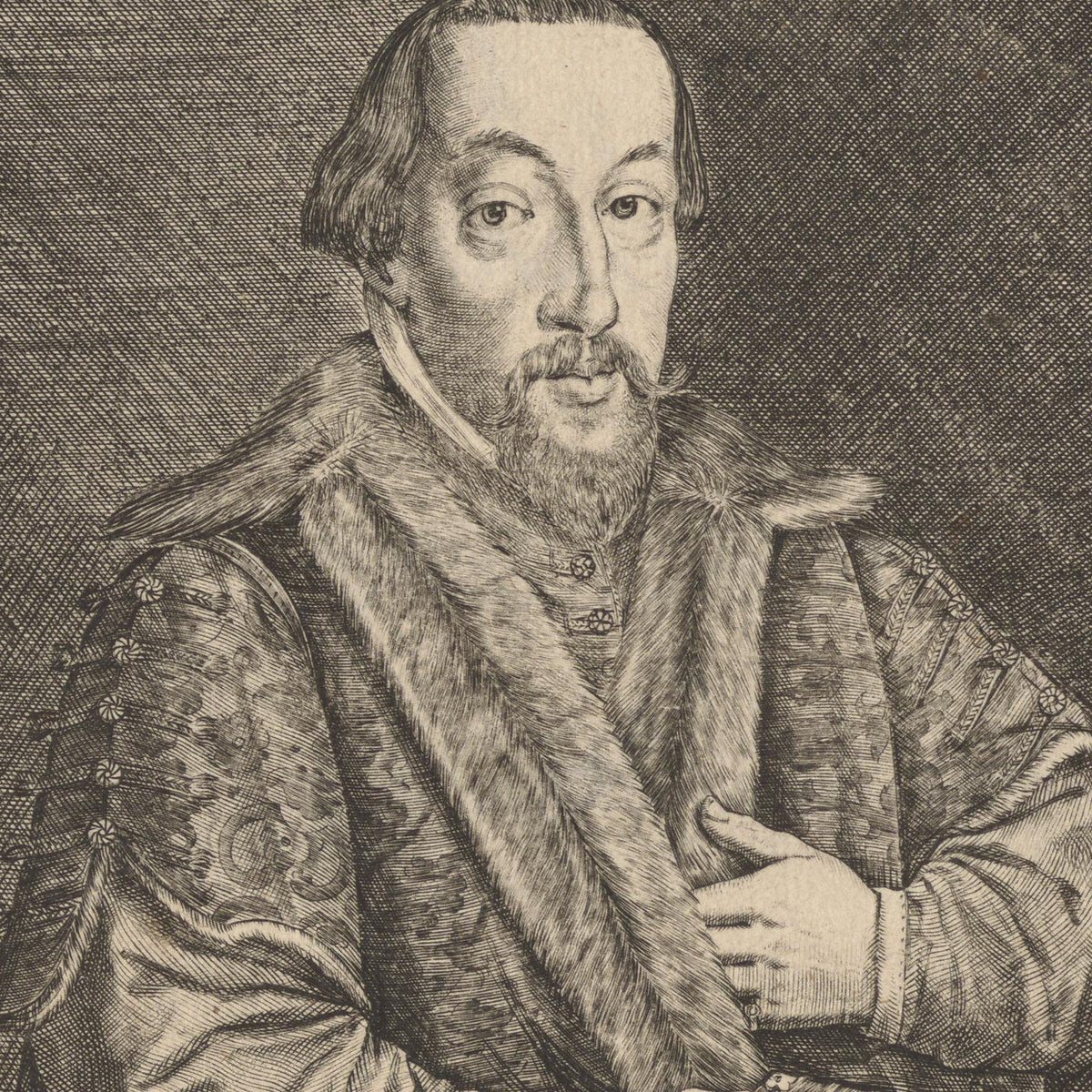 Portret van Johann Jacob Fugger - Dominicus Custos - Artwork detail
