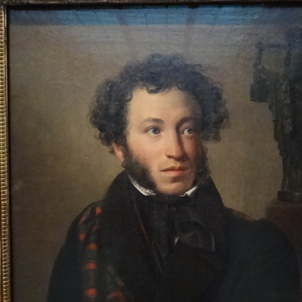 Portrait of Alexander Pushkin - Orest Kiprensky - Artwork detail