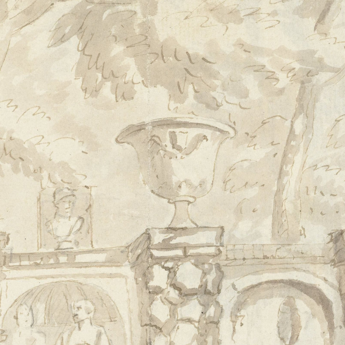 Graftombe van Johan Maurits van Nassau-Siegen en deel van amfitheater - Arnoud van Halen - Artwork detail