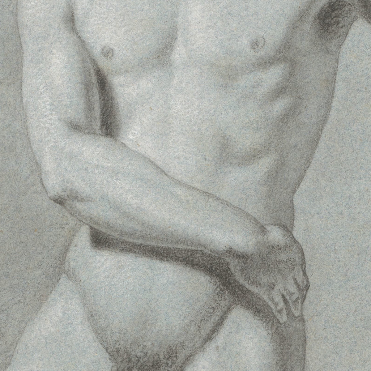 Standing Male Nude - Willem Grebner - Artwork detail