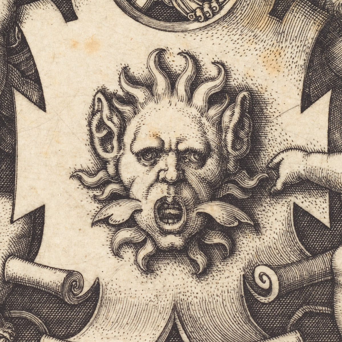 Two Genii - Sebald Beham - Artwork detail