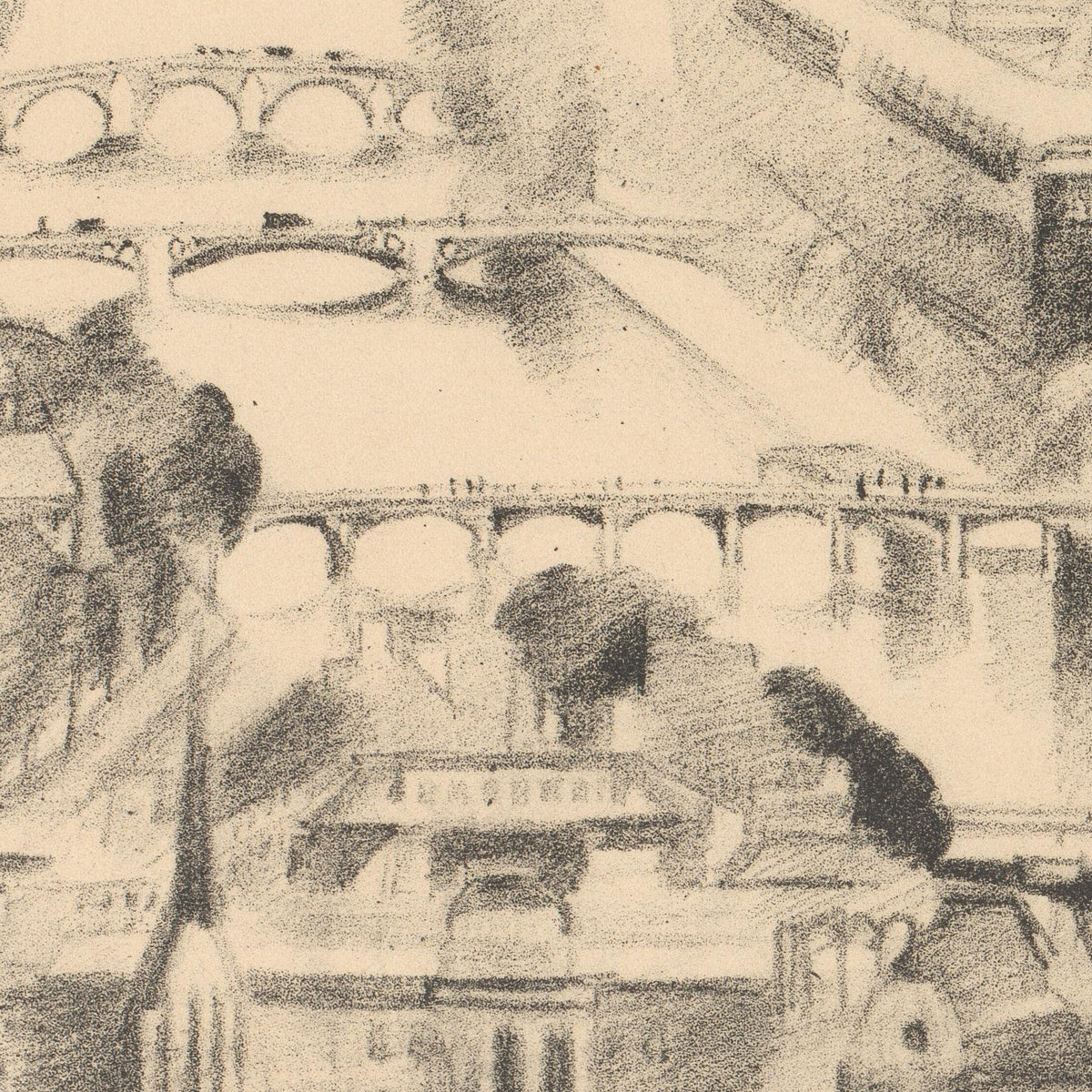 Gezicht op Parijs - Robert Delaunay - Artwork detail