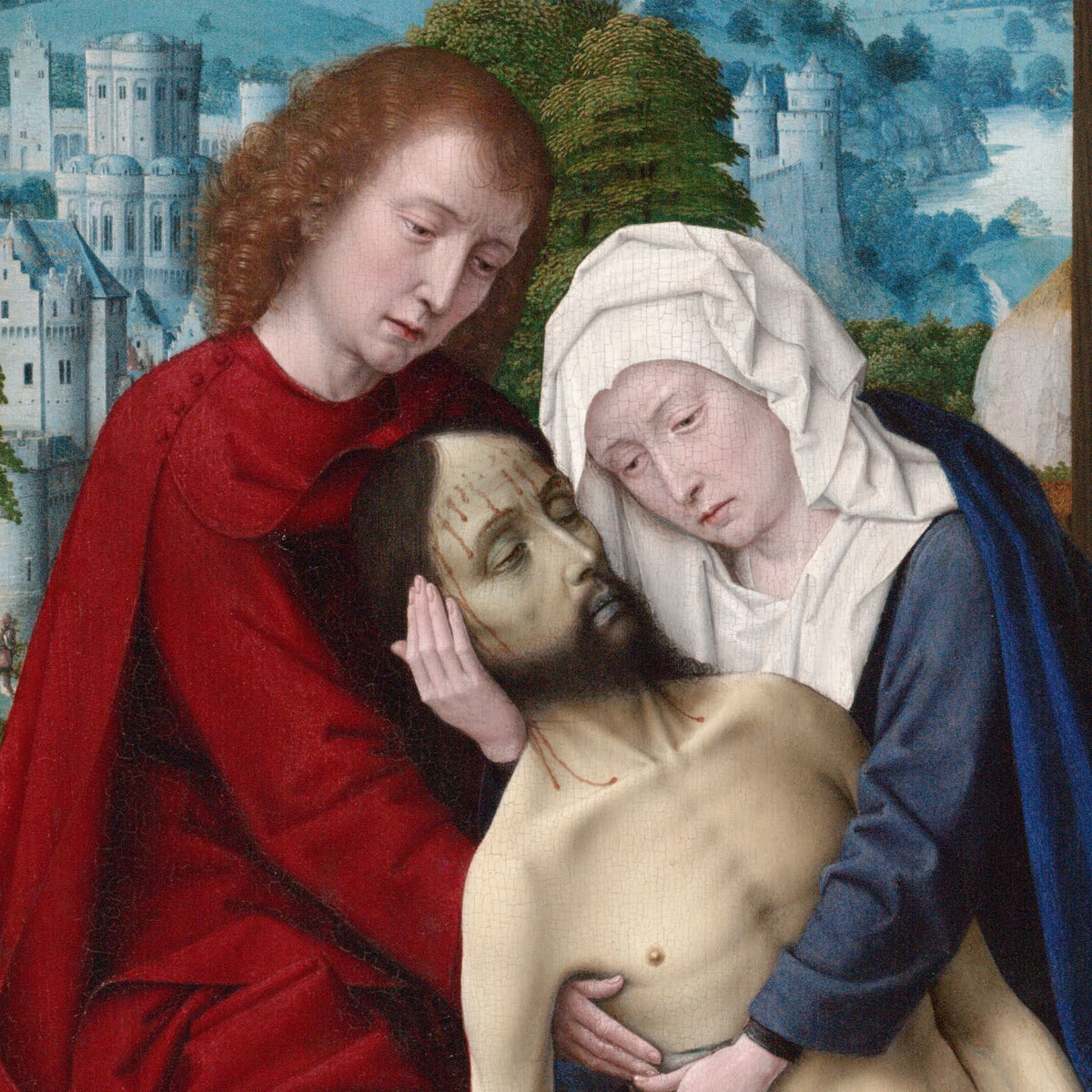The Lamentation - Gerard David - Artwork detail