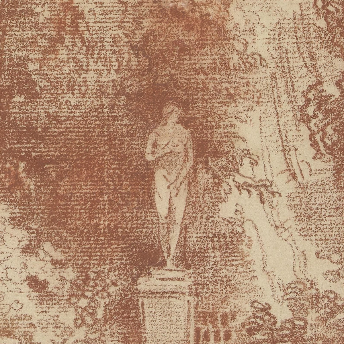 Gezicht in een park met een Venusbeeld - Hubert Robert - Artwork detail