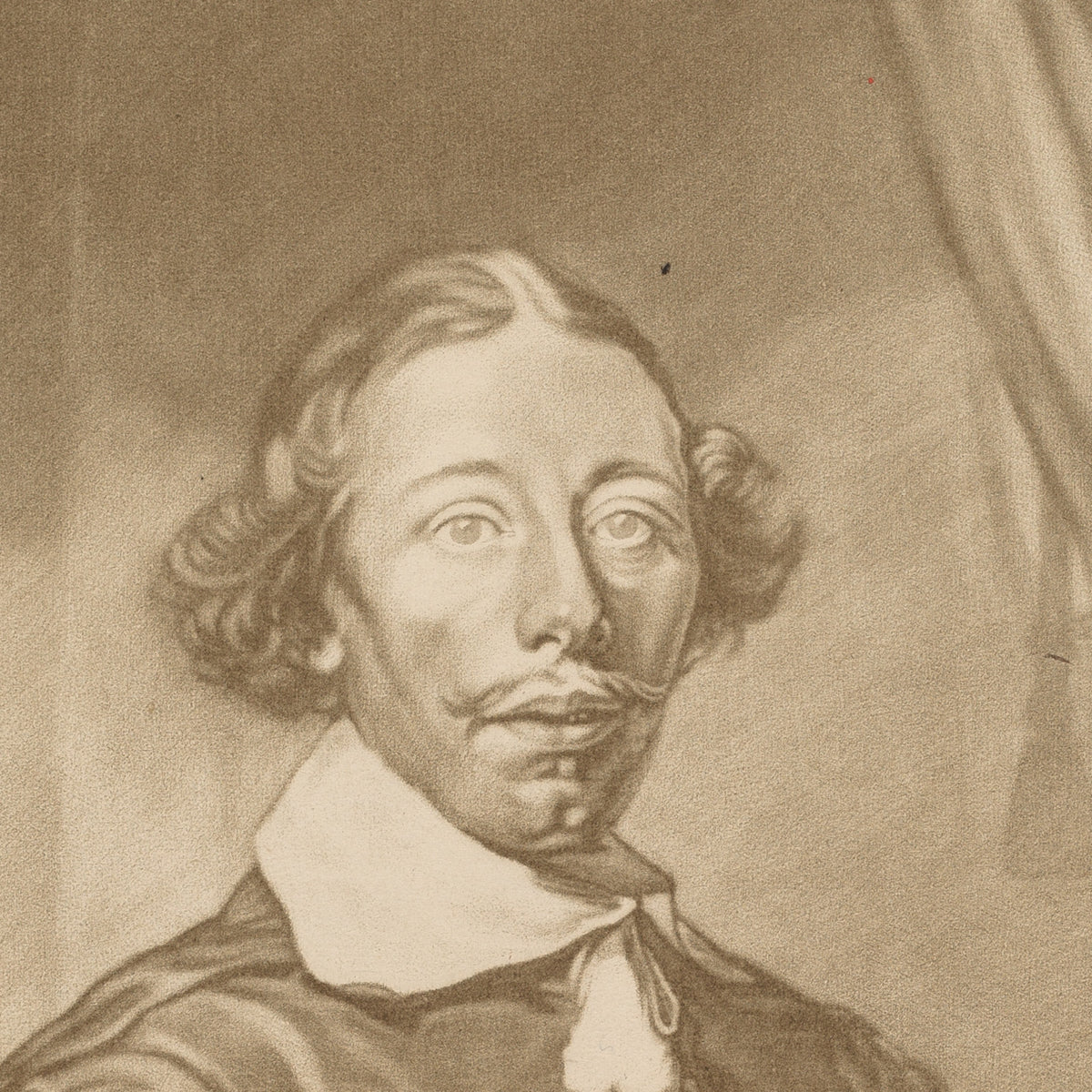 Portrait of a Man - Cornelis Visscher - Artwork detail