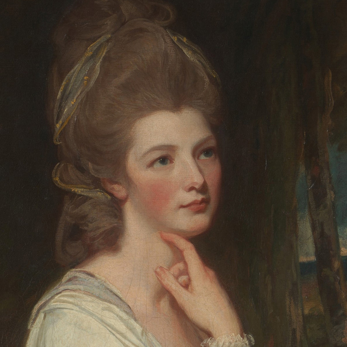 Lady Elizabeth Stanley, Countess of Derby - George Romney - Artwork detail