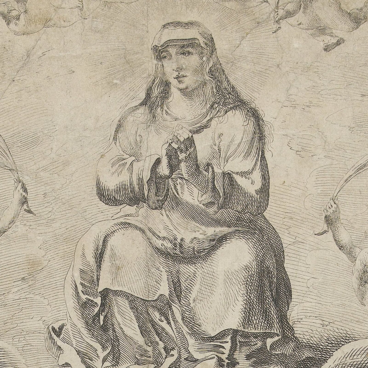 Maria met heiligen - Pieter Nolpe - Artwork detail