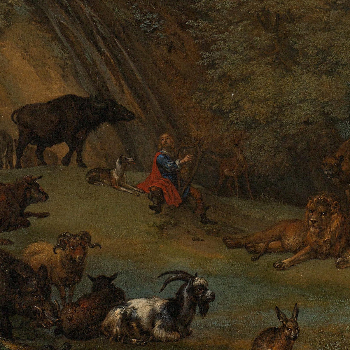 Orpheus and the Animals - Paulus Potter - Artwork detail
