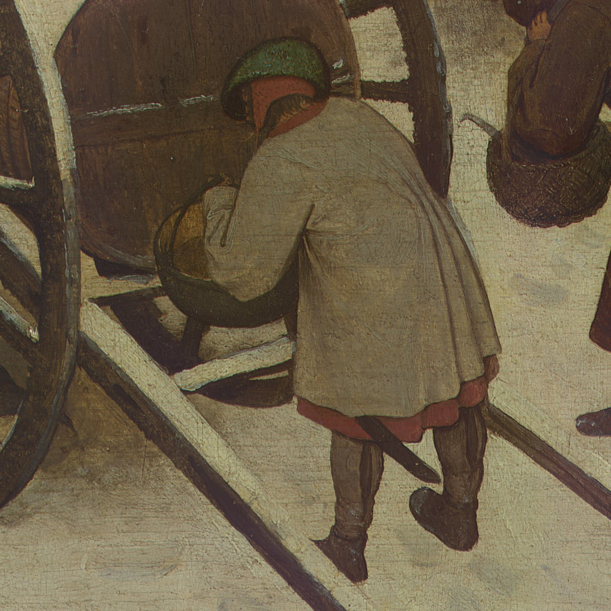 The Census at Bethlehem - Pieter Bruegel the Elder - Artwork detail