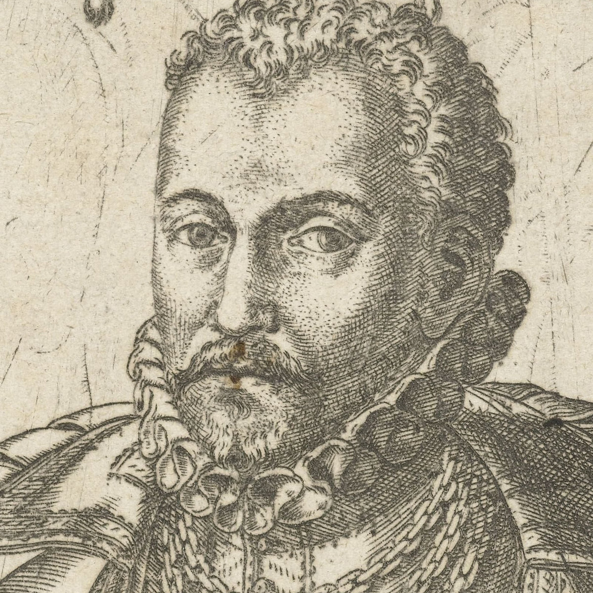 Portret van Albrecht Friedrich, Markgraaf van Brandenburg - Abraham de Bruyn - Artwork detail