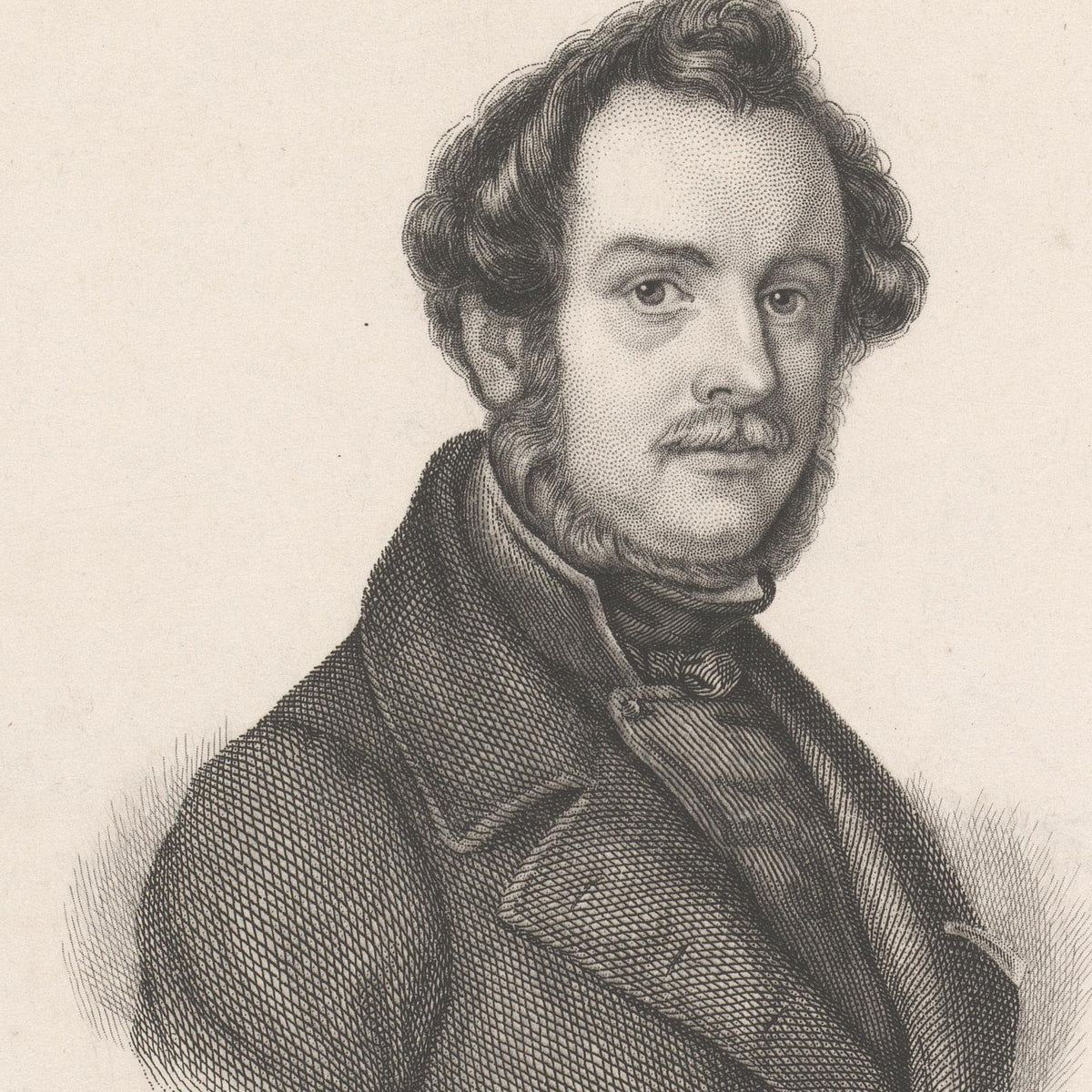 Portret van Ludwig von Schwanthaler - Auguste Hüssener - Artwork detail