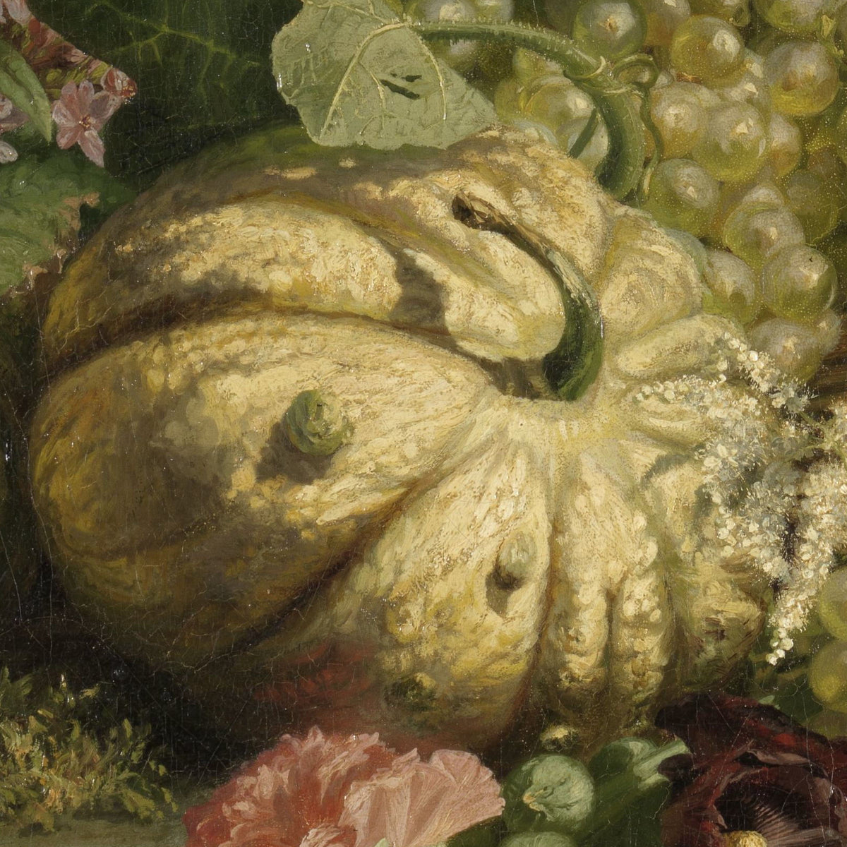 Stilleven met bloemen en vruchten - Gerardina Jacoba van de Sande Bakhuyzen - Artwork detail