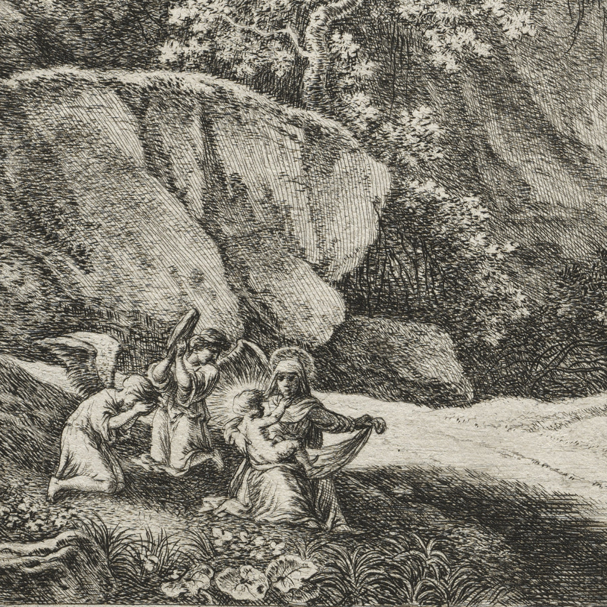 Donkeys - Herman van Swanevelt - Artwork detail