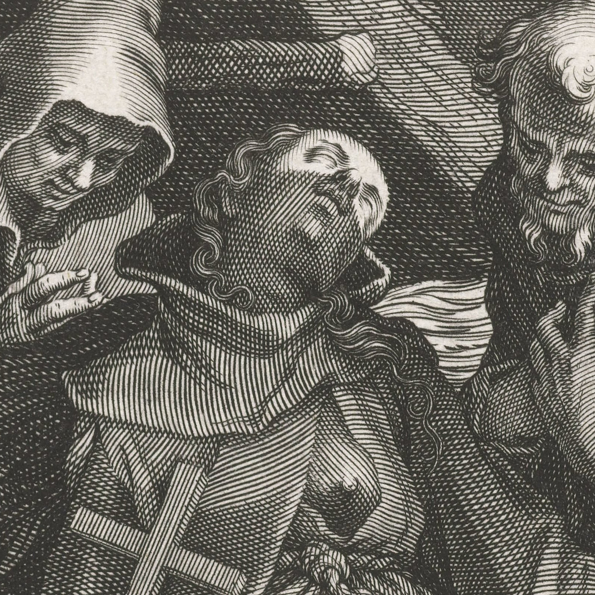 Saint Euphrosyne of Alexandria as a Hermit - Boëtius Adamsz. Bolswert - Artwork detail