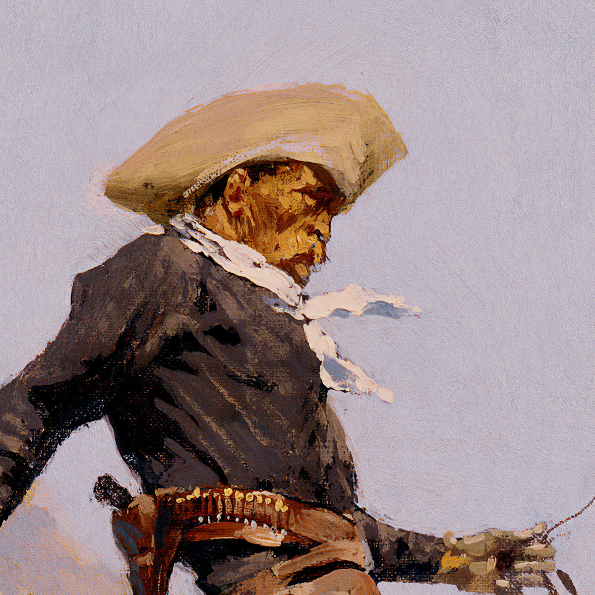 The Cowboy - Frederic Remington - Artwork detail
