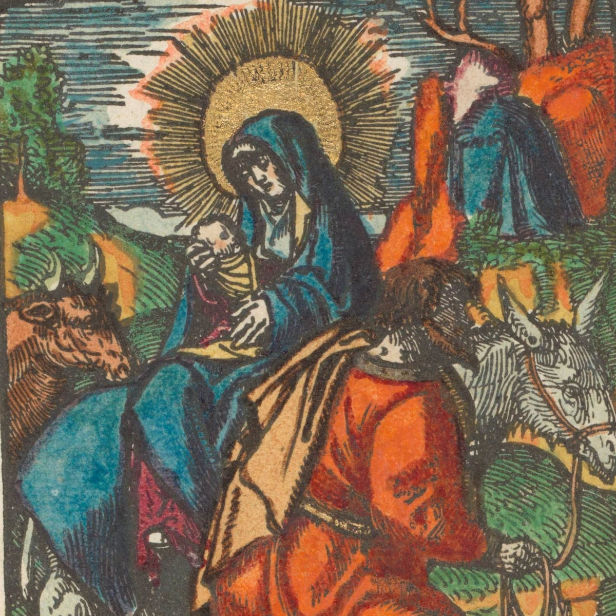 The Flight into Egypt - Doen Pietersz. - Artwork detail