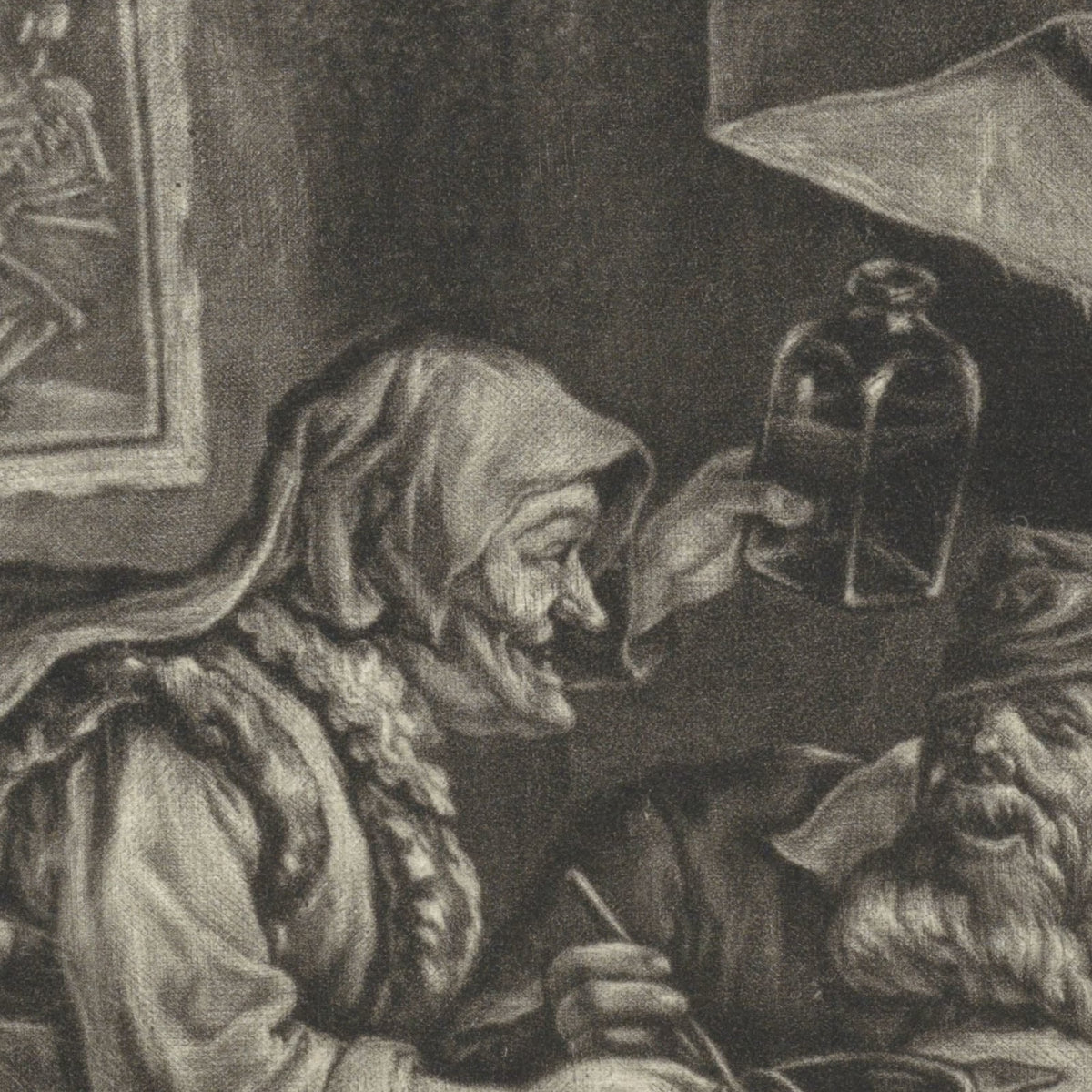 De ouderdom (Old Age) - Cornelis Dusart - Artwork detail