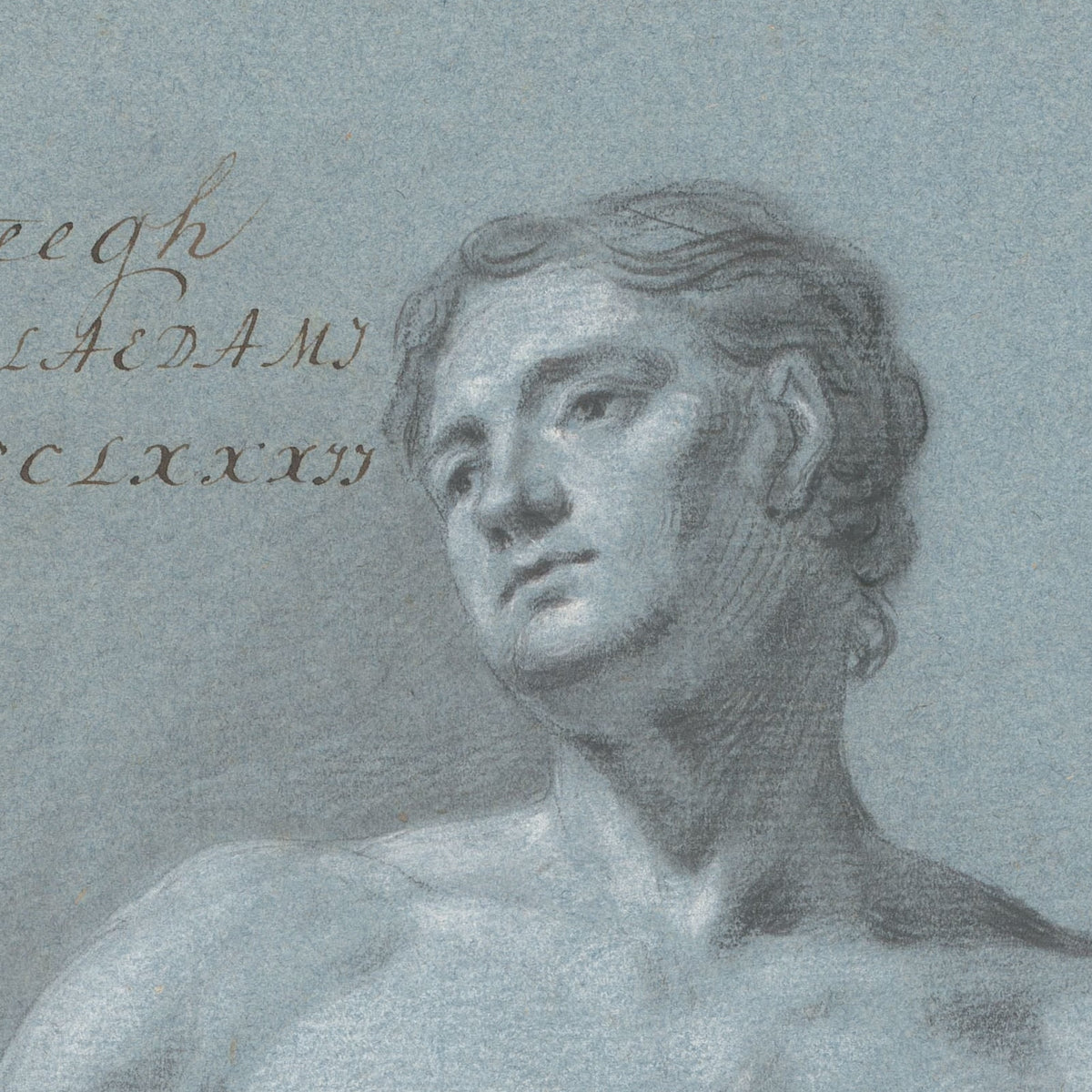 Staand mannelijk naakt, van voren gezien (1e prijs 1782) - Dirk Versteegh - Artwork detail