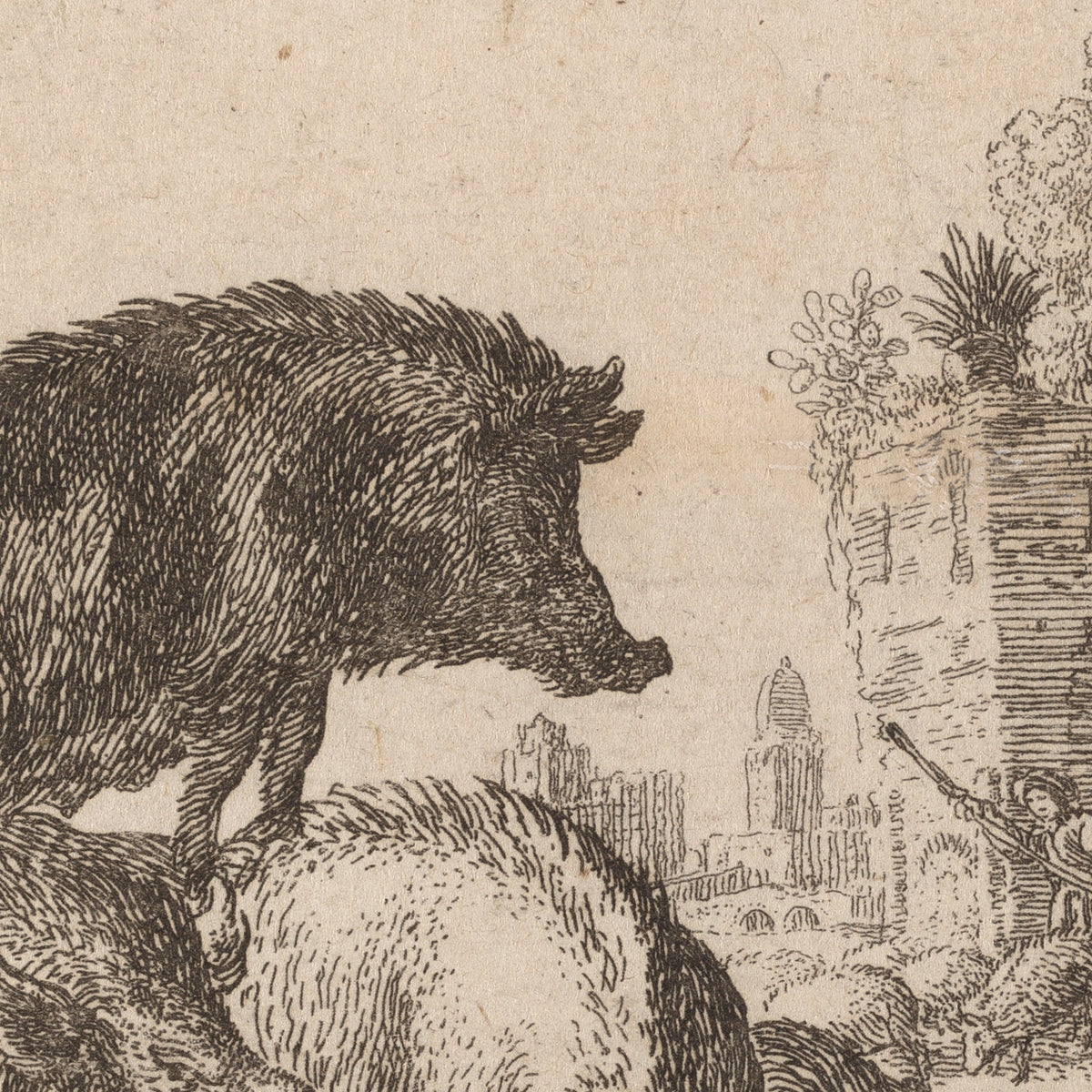 Pigs - Herman van Swanevelt - Artwork detail