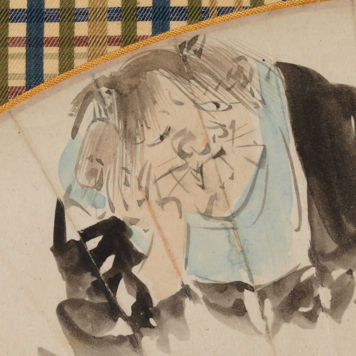 Cat (Fan Painting) - Shibata Zeshin - Artwork detail