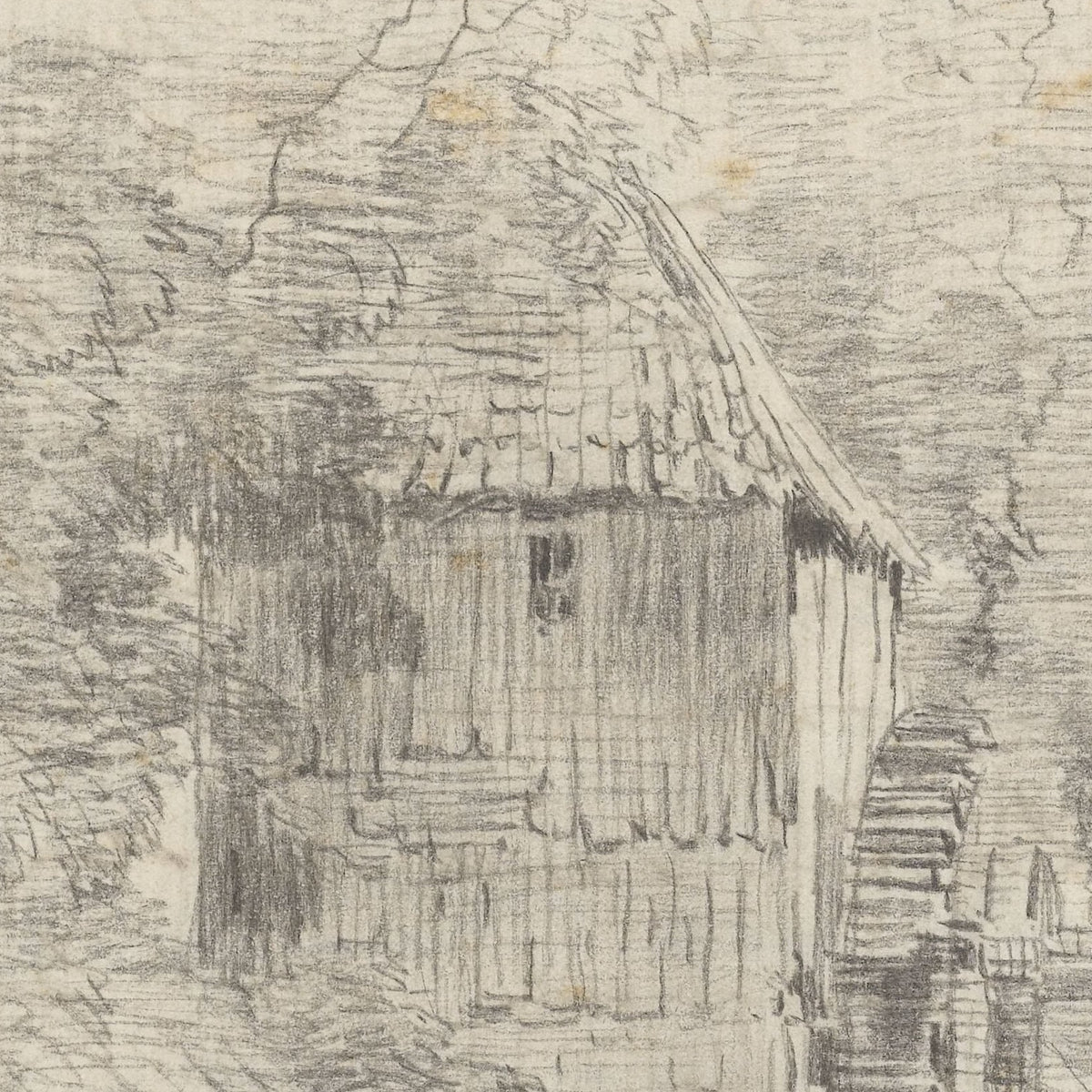 Watermolen te Vorden - Johannes Warnardus Bilders - Artwork detail