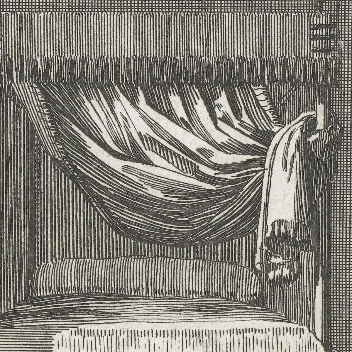 Alkoof met houten lambrisering aan weerszijden - Jean Lepautre - Artwork detail
