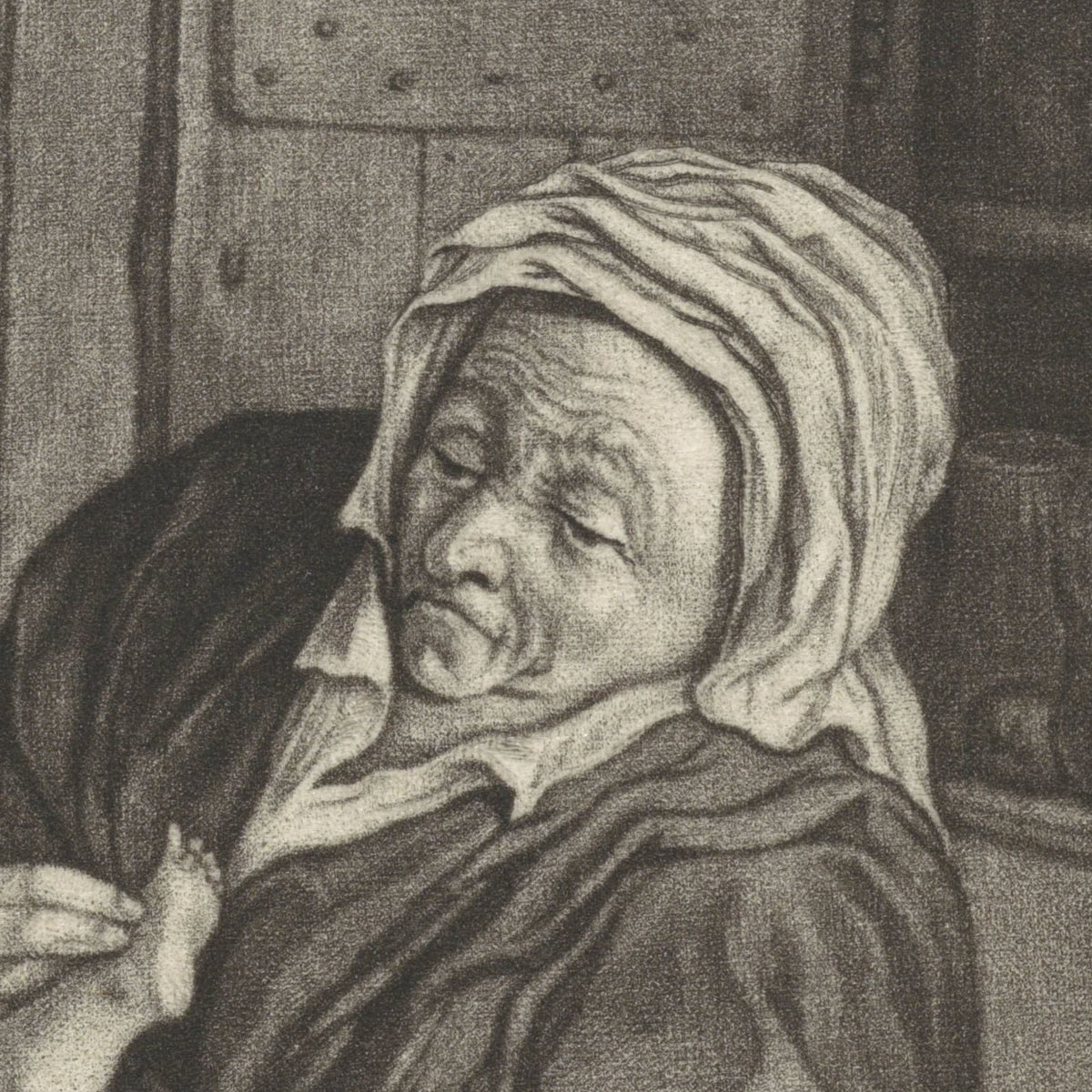 Reuk (Sense of Smell) - Cornelis Dusart - Artwork detail