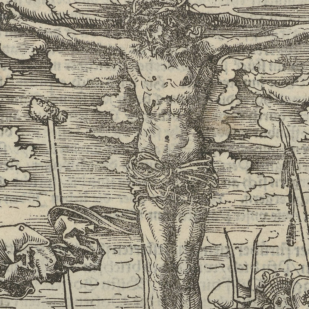 The Crucifixion - Lucas Cranach the Elder - Artwork detail
