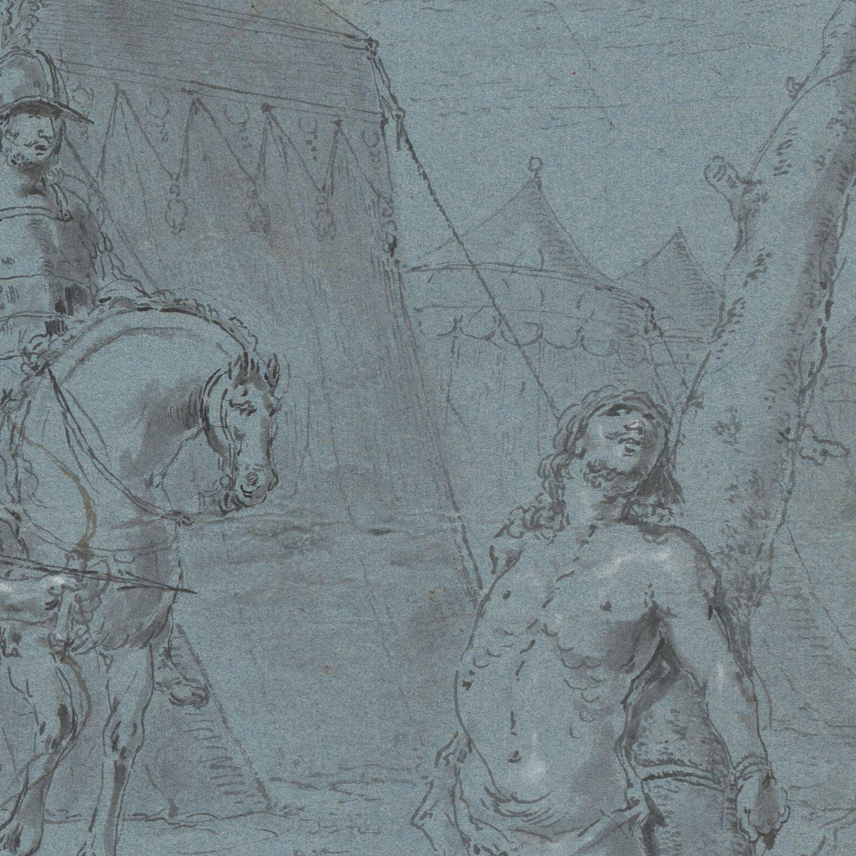 Alexander the Great Kills Orsodates - Leonaert Bramer - Artwork detail