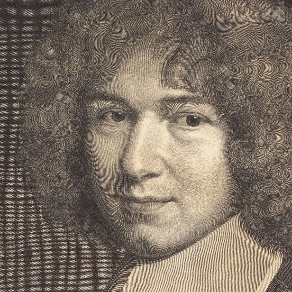 Portrait of Jacques-Nicolas Colbert - Robert Nanteuil - Artwork detail