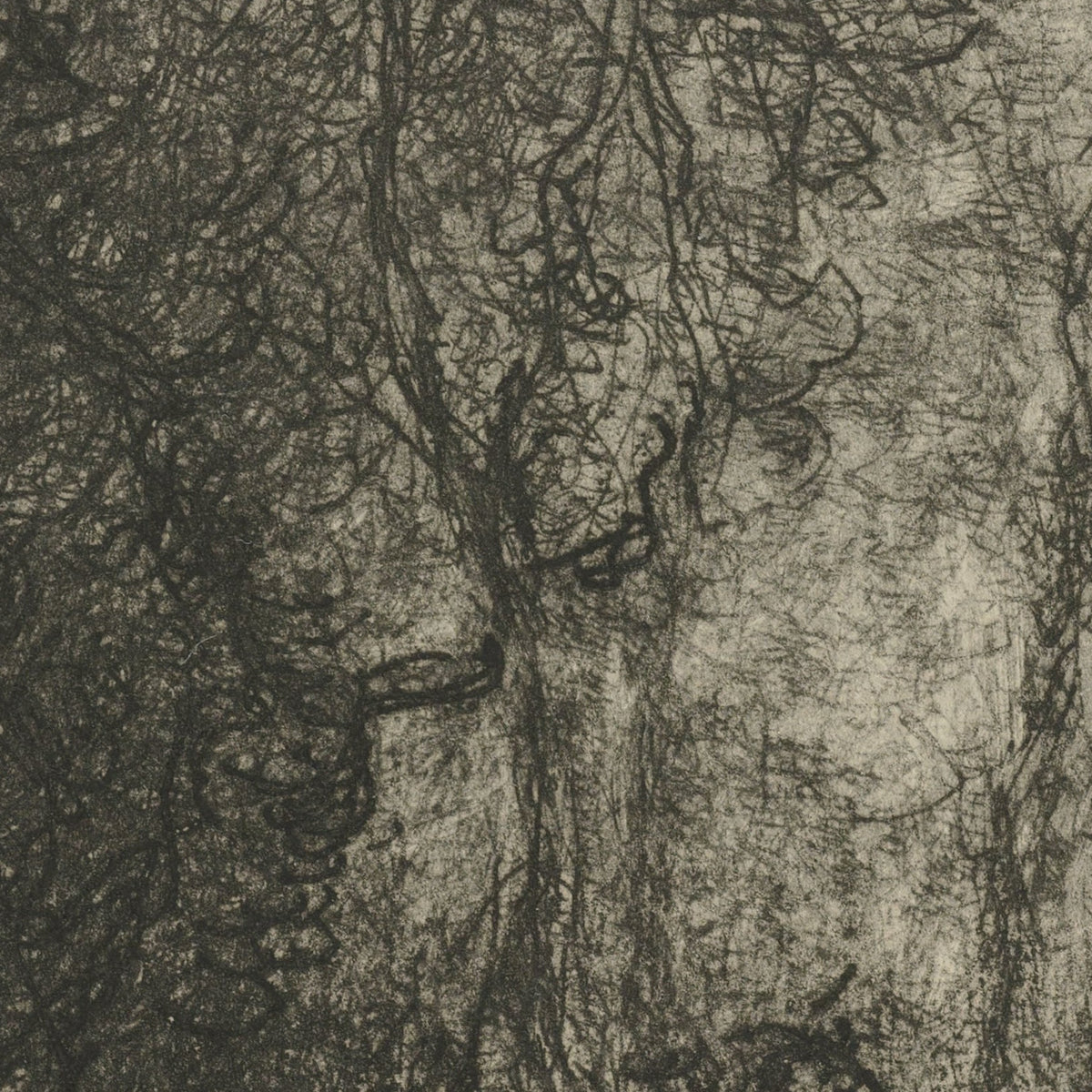 Landschap met bomen - Matthijs Maris - Artwork detail