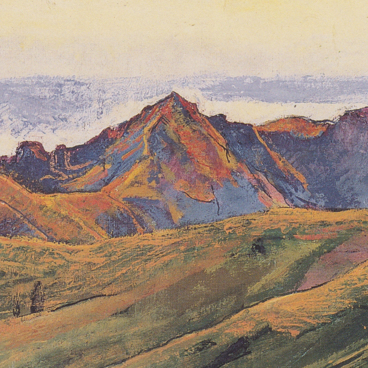 The Gantrisch - Ferdinand Hodler - Artwork detail
