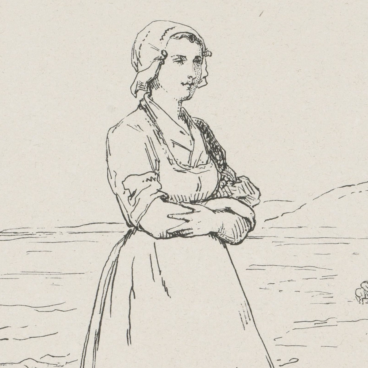 Spotprent op de nieuwe modes - Johan Michaël Schmidt Crans - Artwork detail