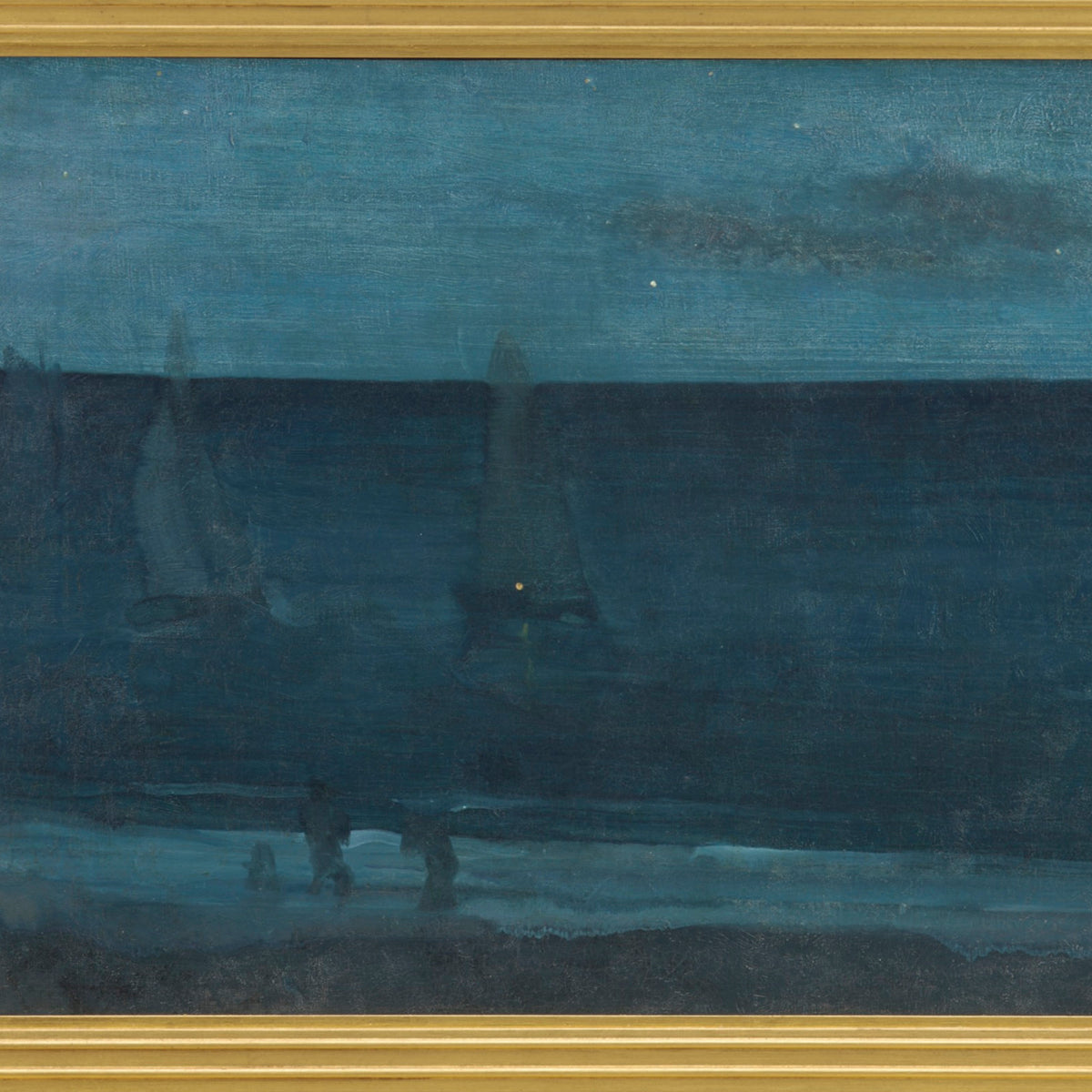 Nocturne: Blue and Silver (Bognor) - James Abbott McNeill Whistler - Artwork detail