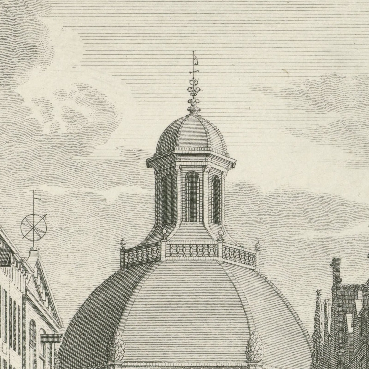 Gezicht op de Oostkerk te Middelburg - Jan Caspar Philips - Artwork detail