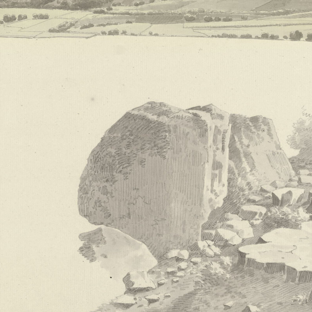 Gezicht vanuit Genzano op Ariccia - Josephus Augustus Knip - Artwork detail
