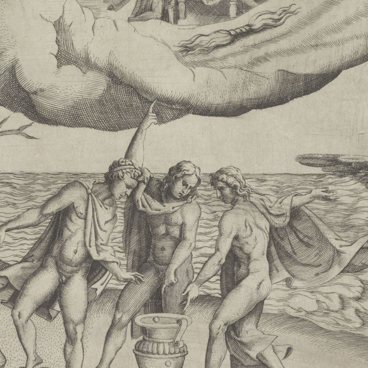 Jupiter, Neptune and Pluto Dividing the Universe - Giulio Bonasone - Artwork detail