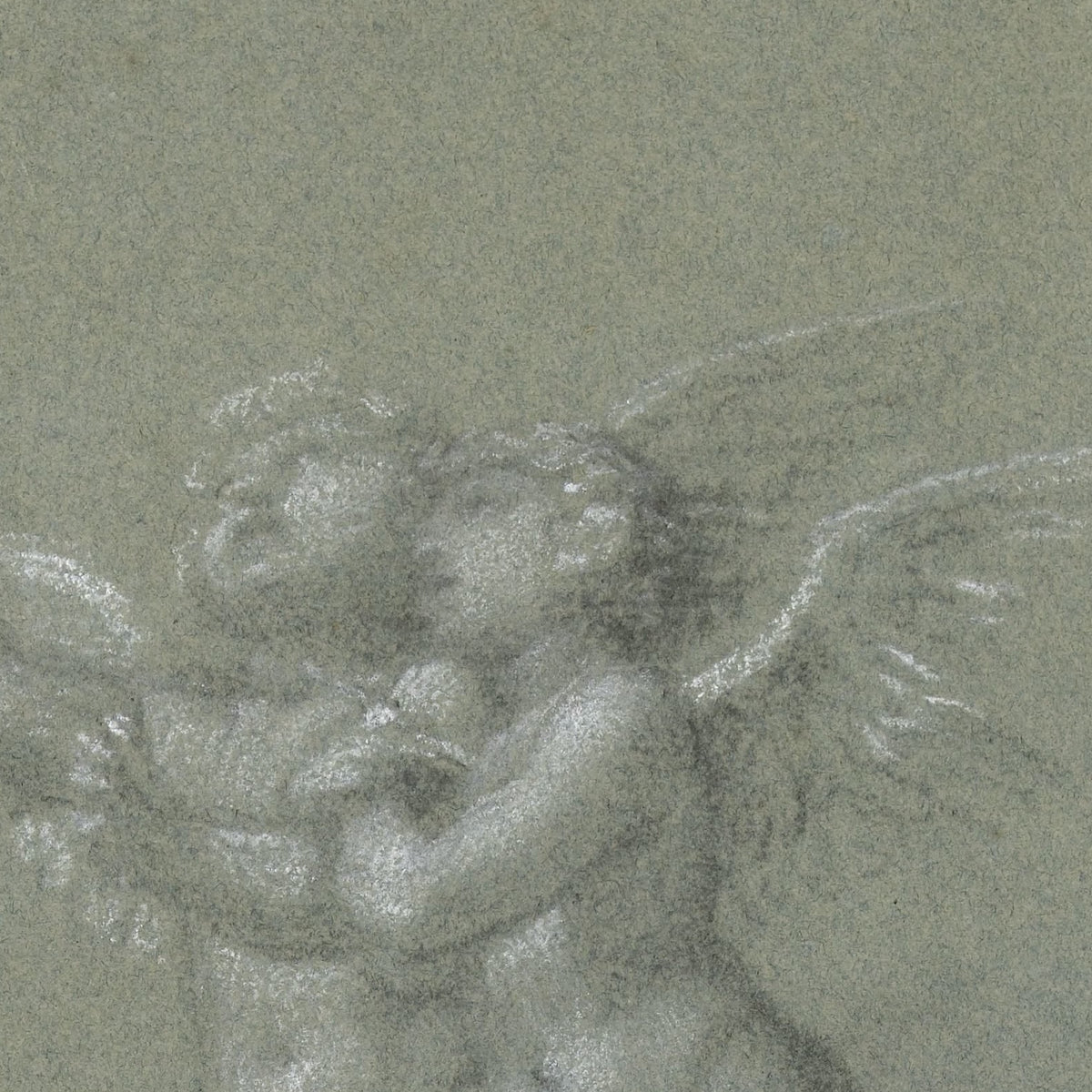 Two Flying Putti - Pierre-Paul Prud'hon - Artwork detail