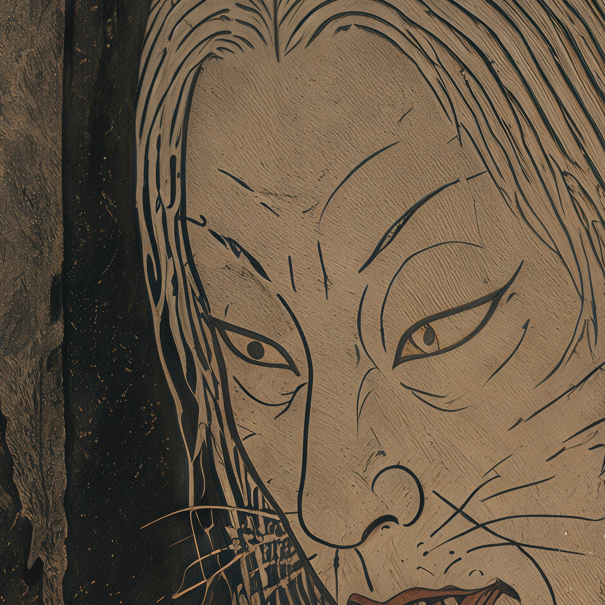 The Okazaki Cat Demon: The Lantern-Eater - Artwork detail