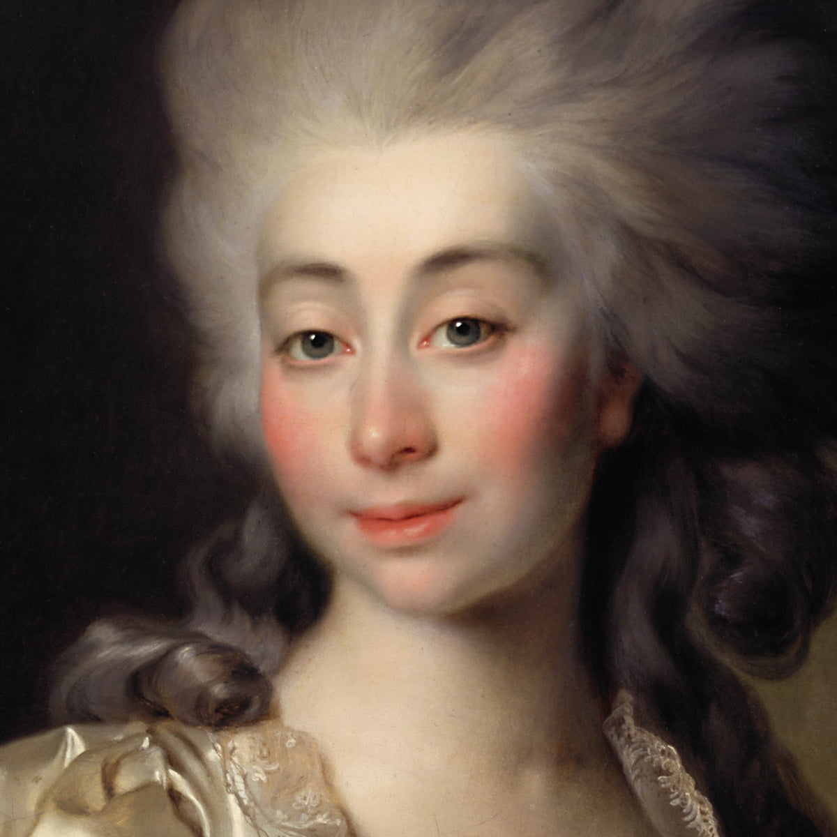 Portrait of Countess Ursula Mniszek - Dmitry Levitzky - Artwork detail