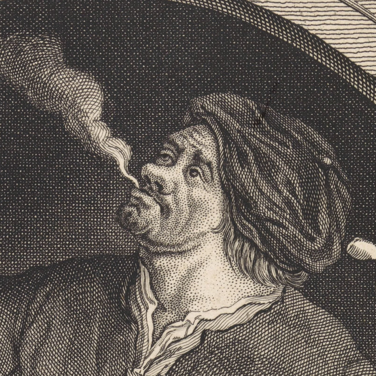 Rokende boer met pijp - Matthijs Pool - Artwork detail