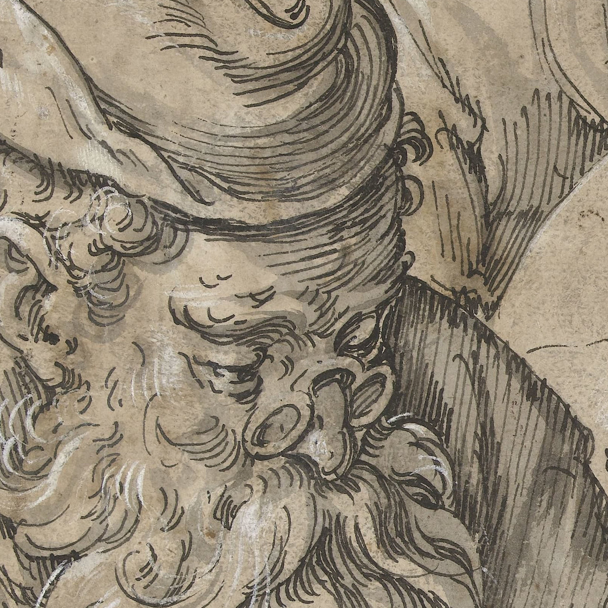The Five Senses and the Five Ages of Man - Anton Möller - Artwork detail