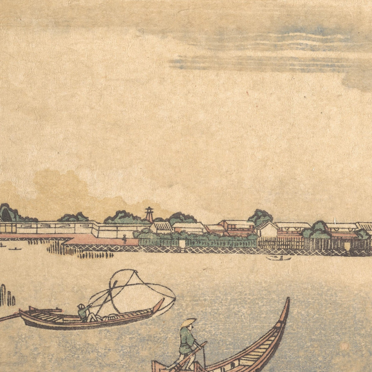 Ryogoku Bridge in Summer - Keisai Eisen - Artwork detail