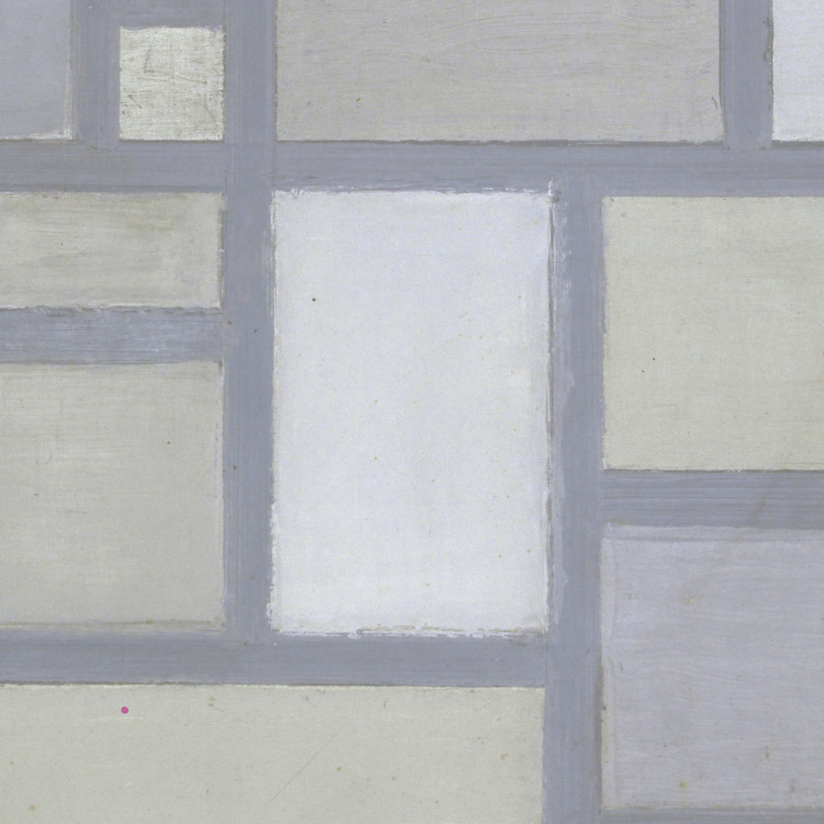 Composition: Light Color Planes with Grey Contours - Piet Mondrian - Artwork detail